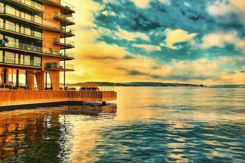 Apartament Tjuvholmen / Aker Brygge - Most Expensive Area In Oslo! Zewnętrze zdjęcie
