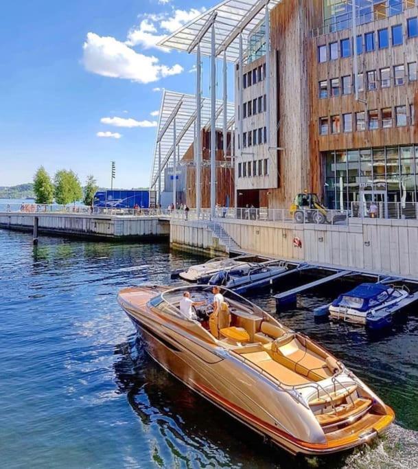 Apartament Tjuvholmen / Aker Brygge - Most Expensive Area In Oslo! Zewnętrze zdjęcie